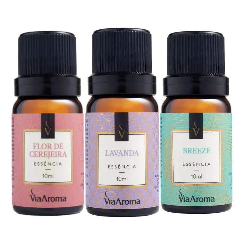 2x Essencias Melhores 3 Para Aromatizador Difusor Via Aroma