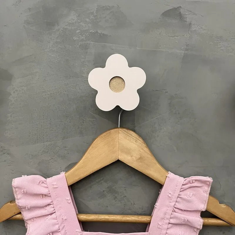 1 Gancho De Parede Infantil Menina Decoração Formatos Rosa