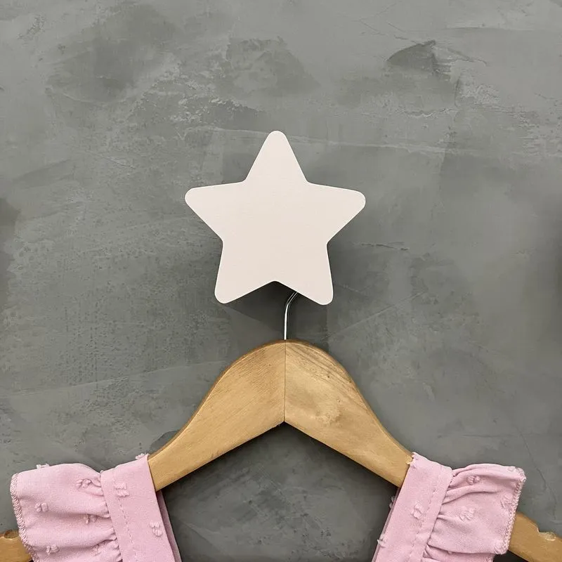 1 Gancho De Parede Infantil Menina Decoração Formatos Rosa