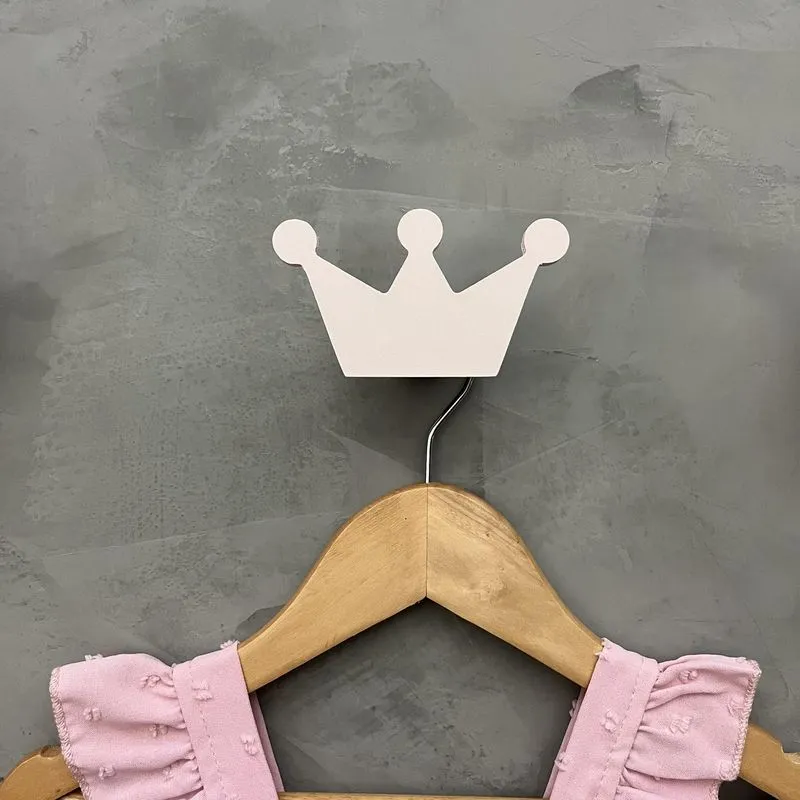 1 Gancho De Parede Infantil Menina Decoração Formatos Rosa