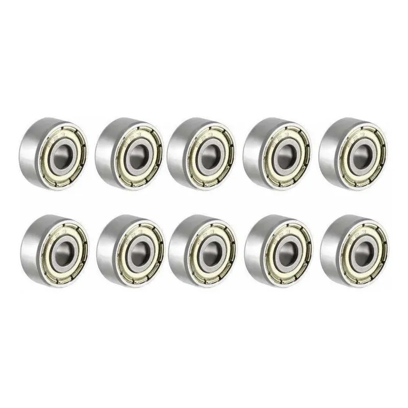 Kit 10 Micro Rolamento 623 Zz - 623zz 3x10x4mm Aço Carbono