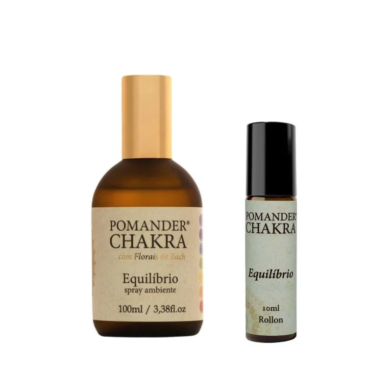 Kit Pomander Equilíbrio Spray 100ml E Roll-on 10ml