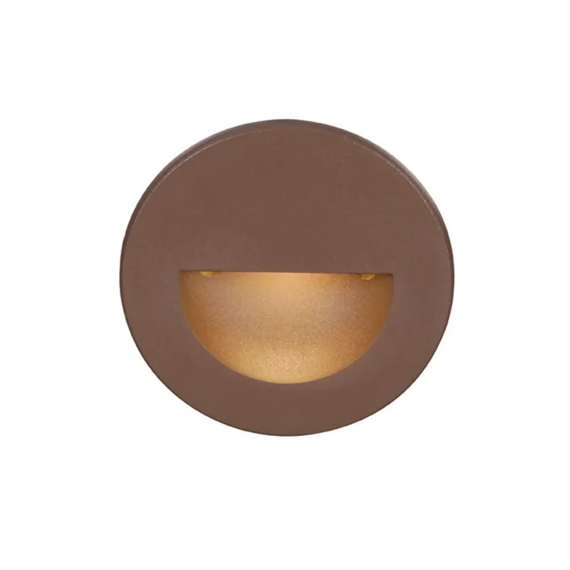 WAC Lighting Led3 Cir 3" Compact Circular Scoop LED Step and Wall Light White