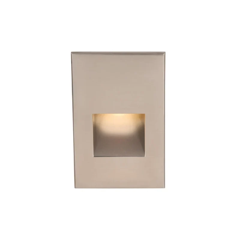 WAC Lighting Led200 5 in. Step Light, Brushed Nickel, Indoor Brushed Nickel / 3000K