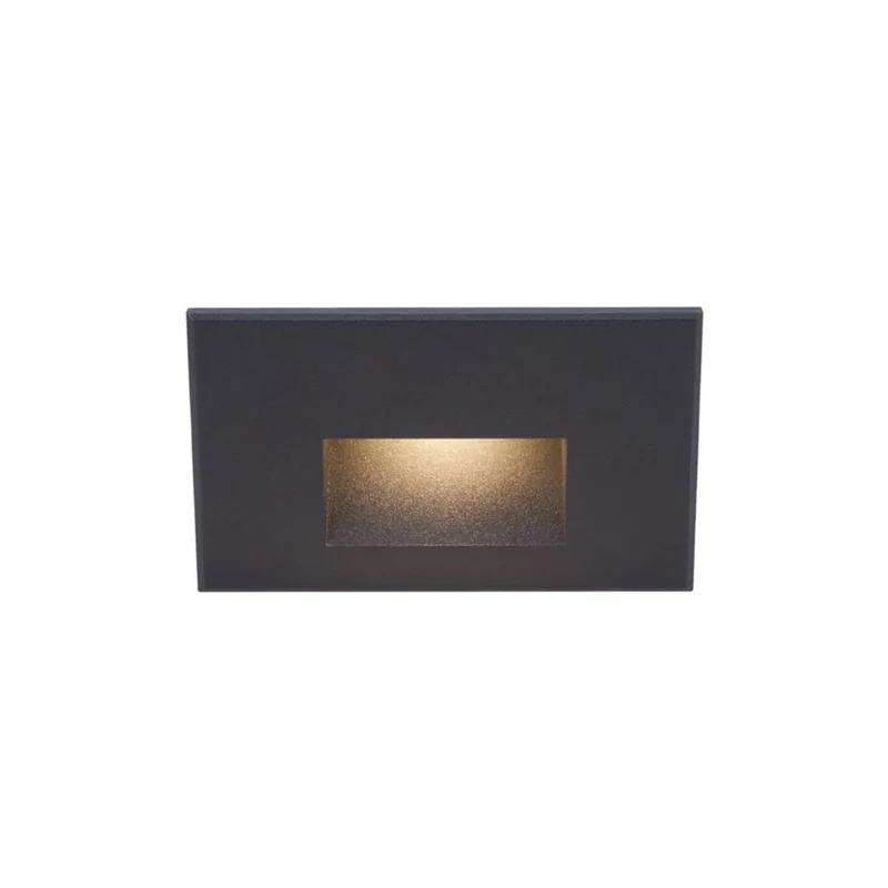 WAC Lighting Led100 5" Wide LED Step and Wall Light Black / 3000K