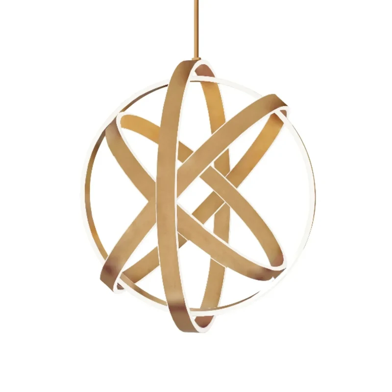 Modern Forms Kinetic Collection - Adjustable LED Pendant Light Black / 28"