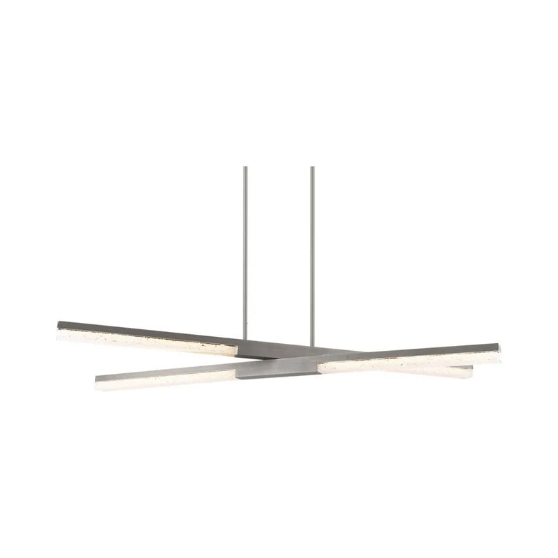 Minx Linear LED Pendant Light Antique Nickel / 4-Light