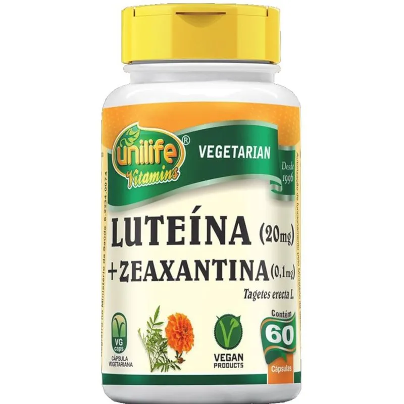 Luteína + Zeaxantina 60 Cápsulas 400mg