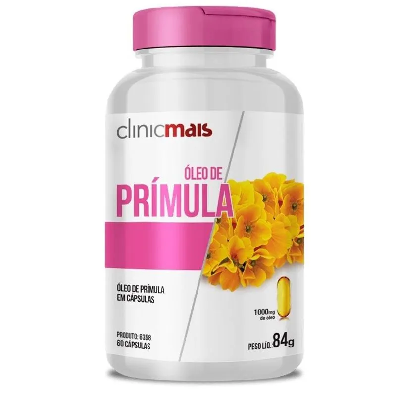 Óleo De Prímula 60 Cápsulas De 1000mg