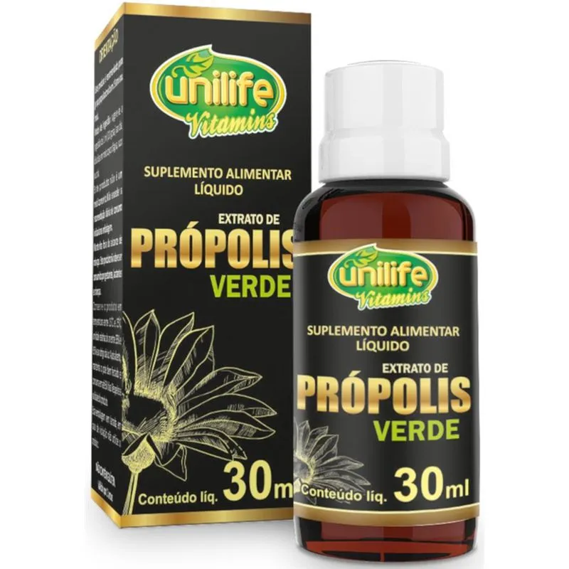 Própolis Verde Extrato De 30ml Unilife