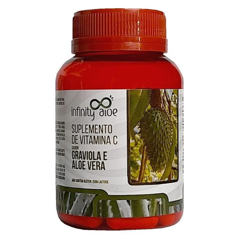 Babosa Aloe Vera Suplemento De Vitamina C Graviola 60 Cáps