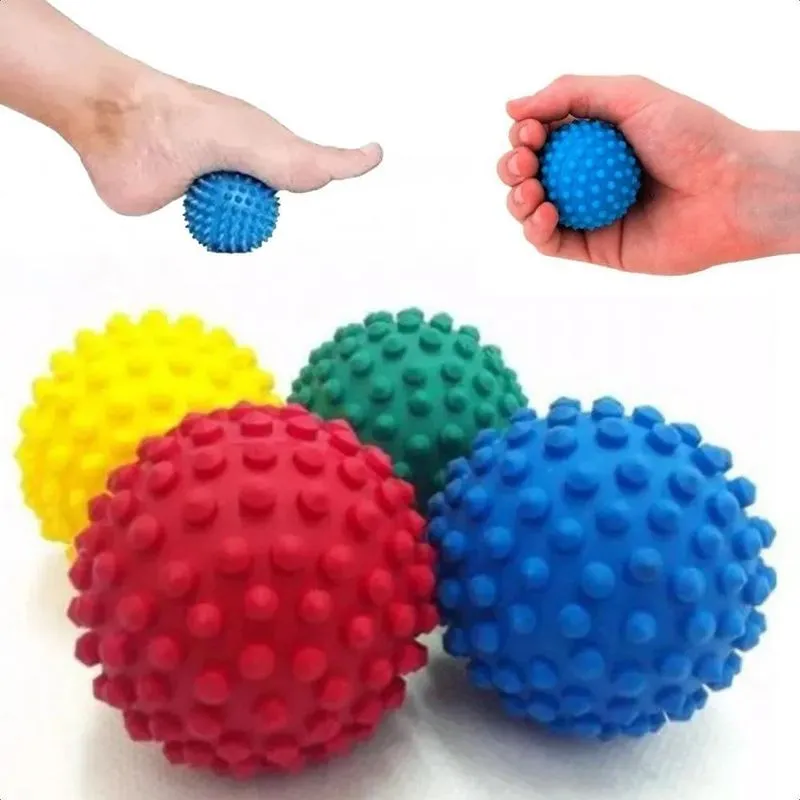 3x Kit 2 Bolinhas Cravo Massagem Mão Fisioterapia Apertar Pe