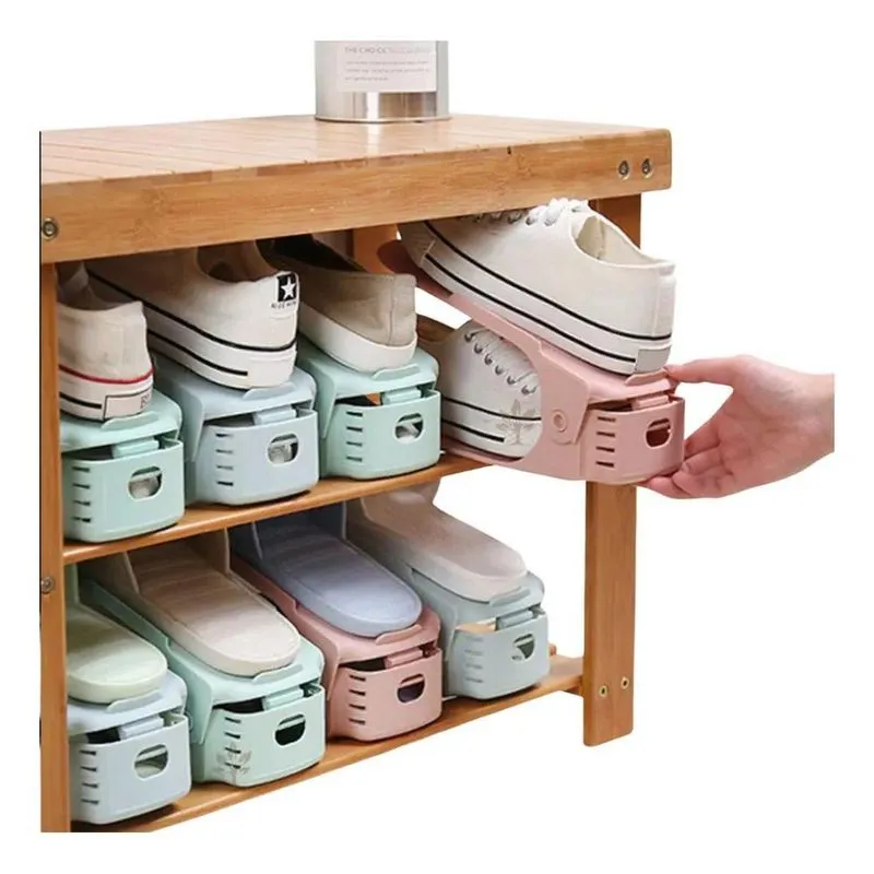 Kit 4 Organizador De Sapatos Calçados Tênis Hall Porta Wc