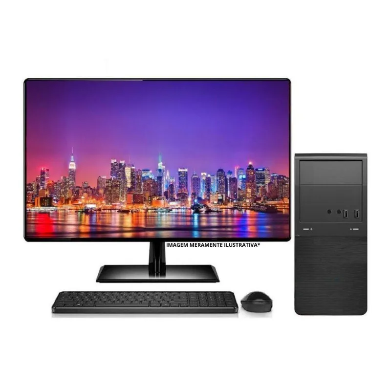 Computador Completo Intel Core I7 16gb Monitor 19.5 Hdmi Ssd 1tb Windows