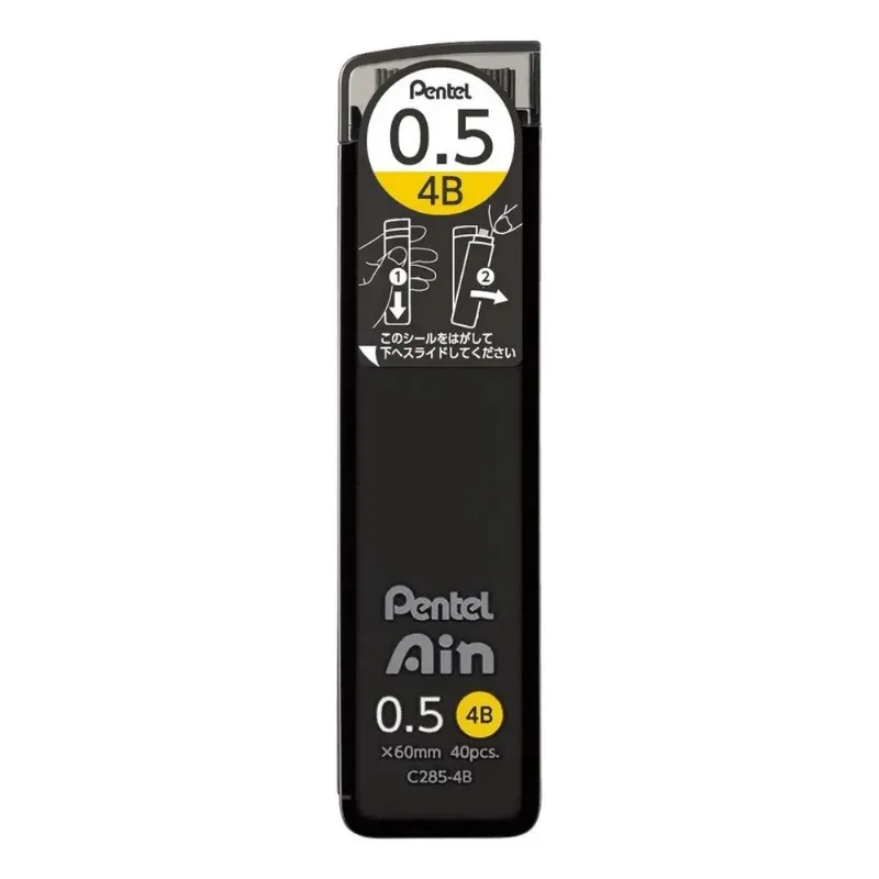 Grafite Pentel Ain 0,5mm 4b 40 Minas