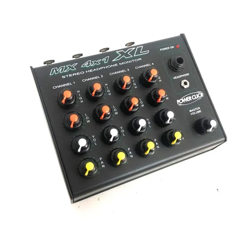 Amplificador De Headphone Power Click Mx 4x1 Xl Com Fonte