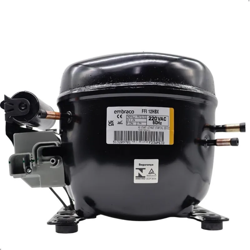 Motor Compressor Embraco 1/3 + Ffi12Hbx R134A - 220V