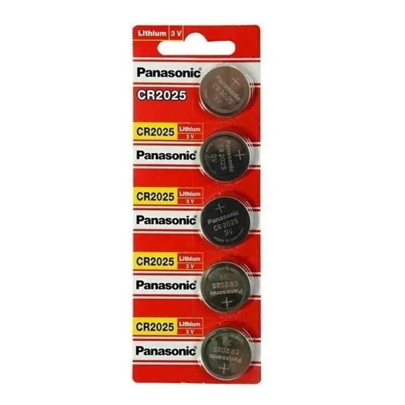 20 Pilhas Baterias Cr2025 3v Panasonic 04 Cartelas