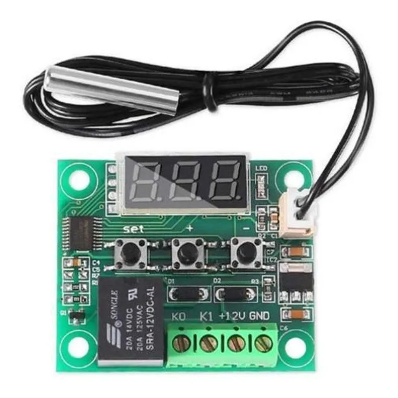 Kit De 2 Termostato Digital Chocadeira Aquário Timer Display