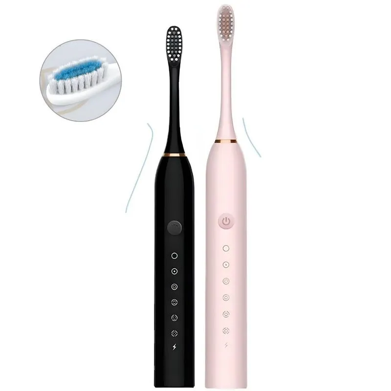 Escova Ultra Sônica De Dente Elétrica Usb Com 4 Funções