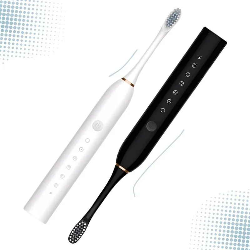 Escova De Dente Elétrica Com Cabeça De Refil Extra Usb