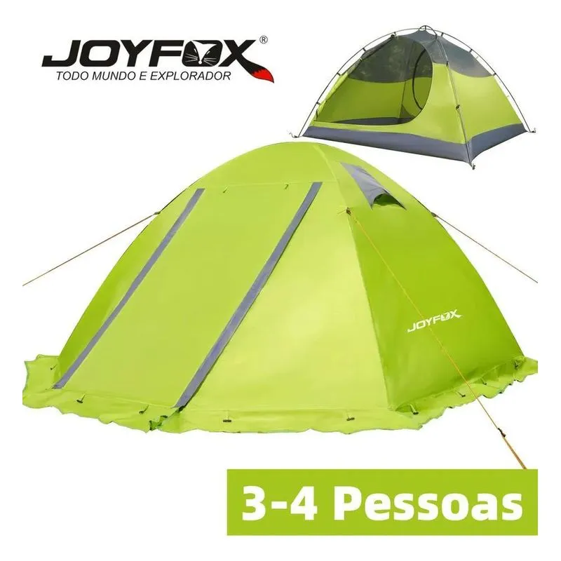 3x Barraca Camping 3/4 Pessoas Joyfox 3500mm Impermeavel Pro