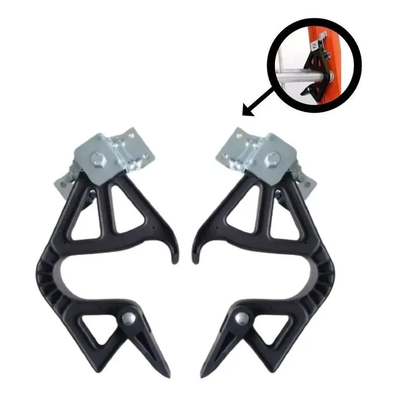 5x Catraca Trava Nylon Degrau D Escada Fibra Vidro Extensíve