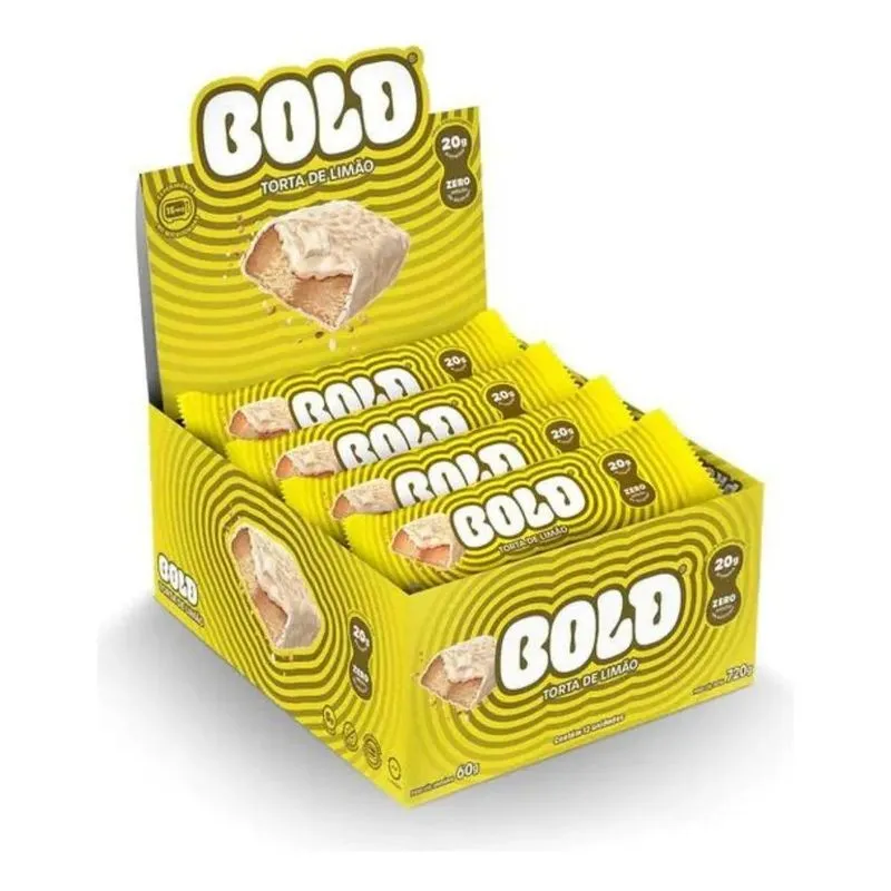 3x Bold Bar Barra 20g Proteína Barrinha 12 Unidades - Sabore