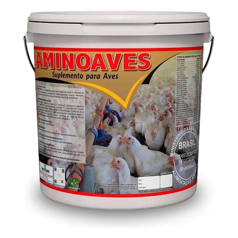 Aminoaves Agrocave Suplemento 1 Kg+fórmula Pintinho Galinha