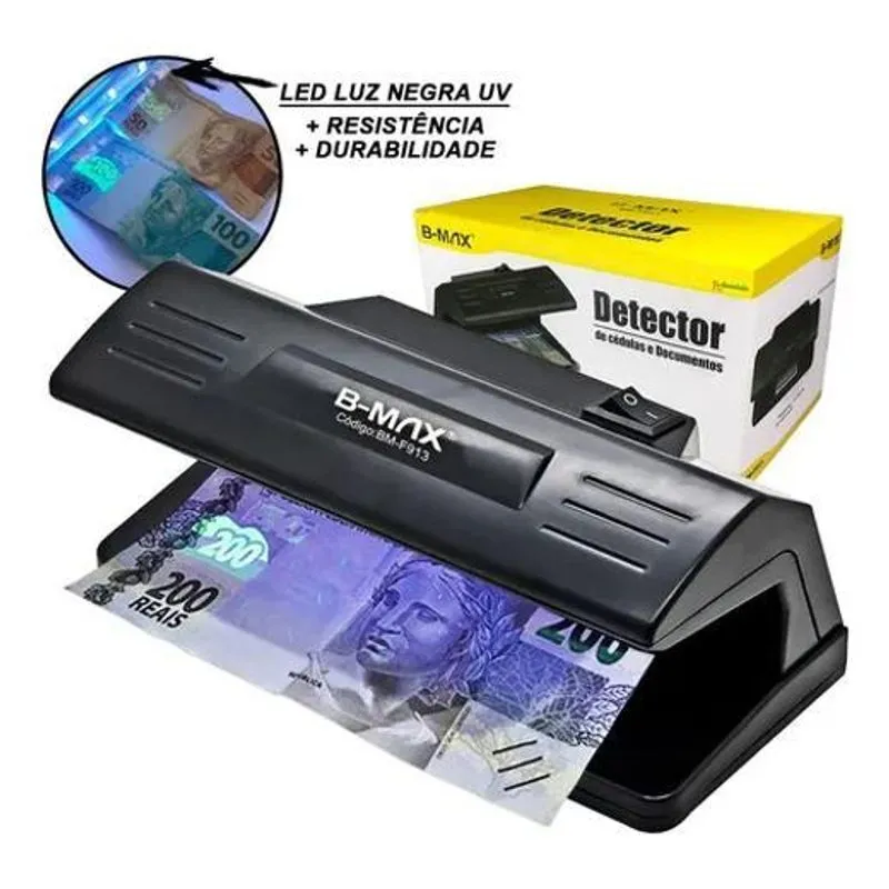 10x Detector De Notas Falsas Identificador Notas Falsas Céd