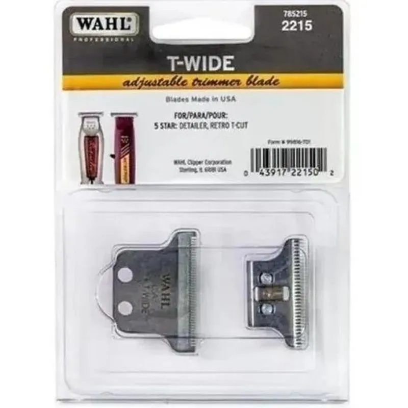 5x Lâmina Para Máquina Detailer -wahl - 5 T Wide