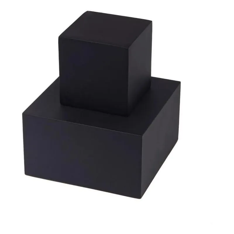 5x Acabamento De Registro Quadrado Grande - Preto Fosco