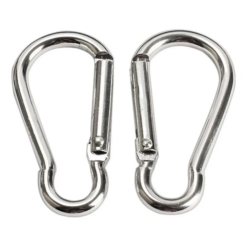 Mosquetão Aluminio 10pcs Mini Clipe Camping Chaveiro