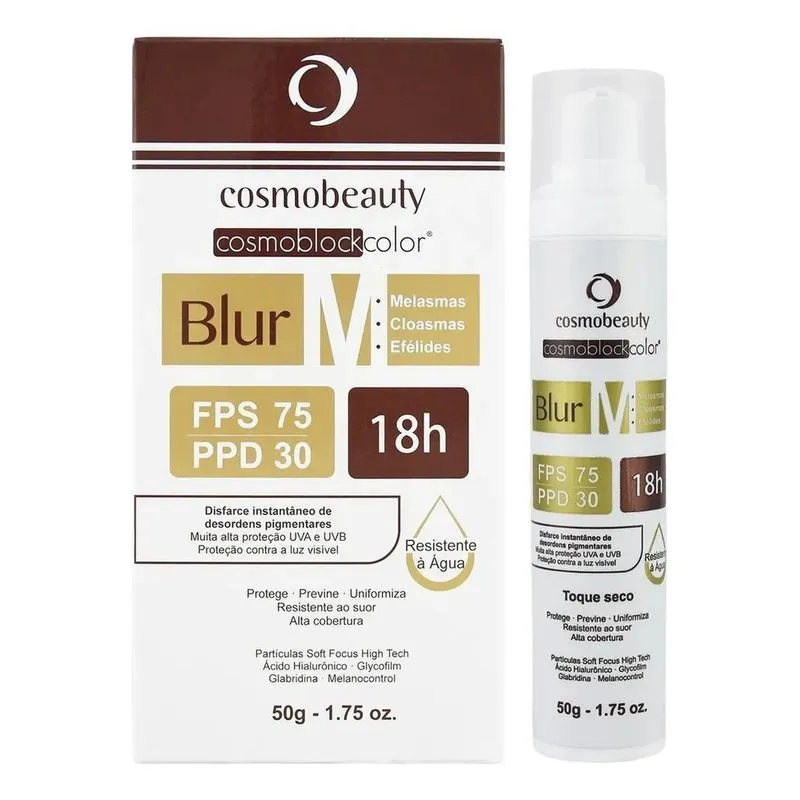 5x Blur M Base Fps 75 Proteção 18 Horas Cosmobeauty