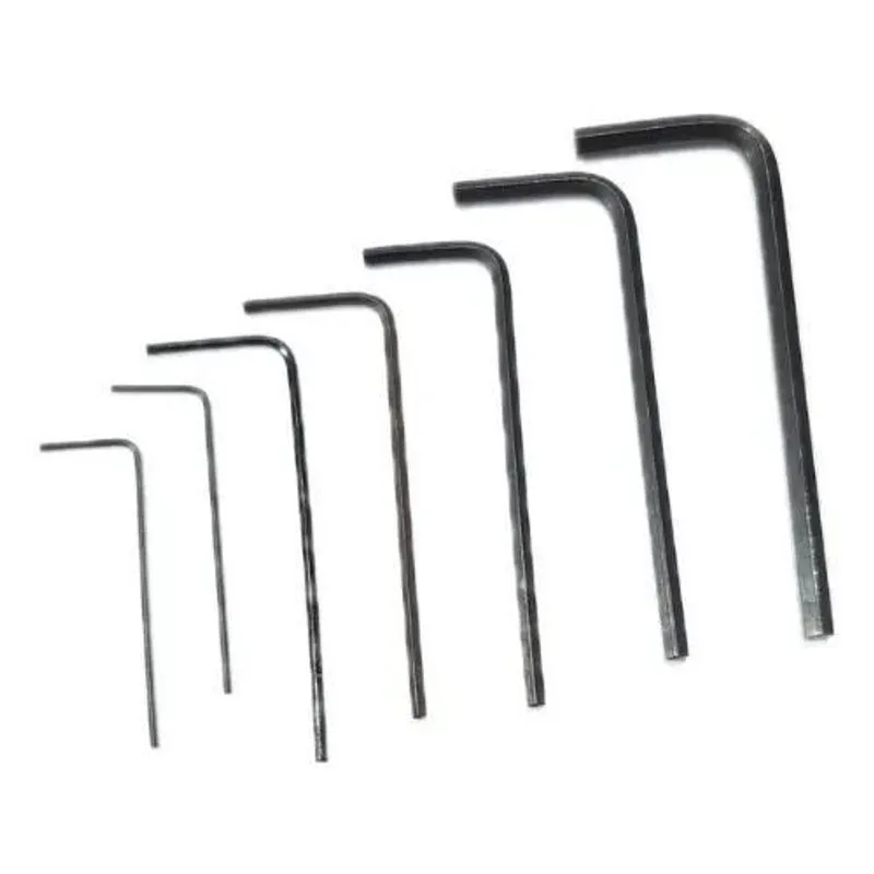 5x Kit Chave Allen Mini Jogo 0,7-0,9-1,3-1,5-2,0-2,5-3.0mm 7