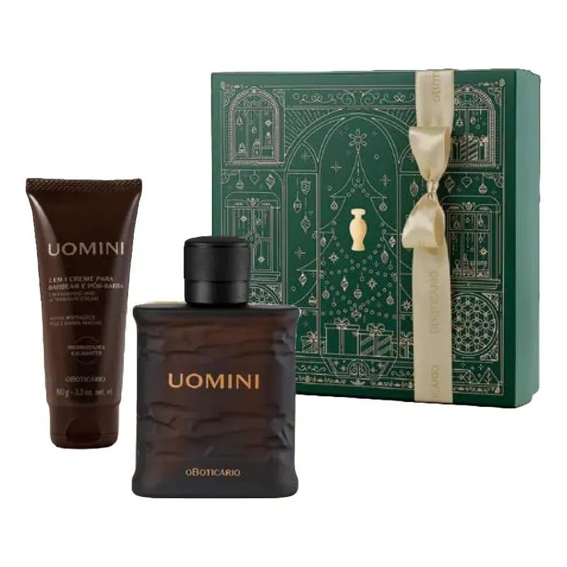 5x Presente Natal Uomini (2 Itens) O Boticário