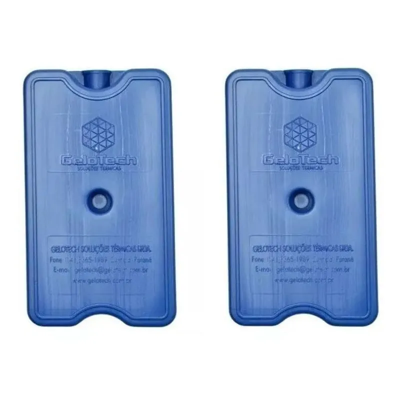 5x Gelo Artificial Gelo-x Reutilizável 500ml 17x10x3cm 2 Pçs