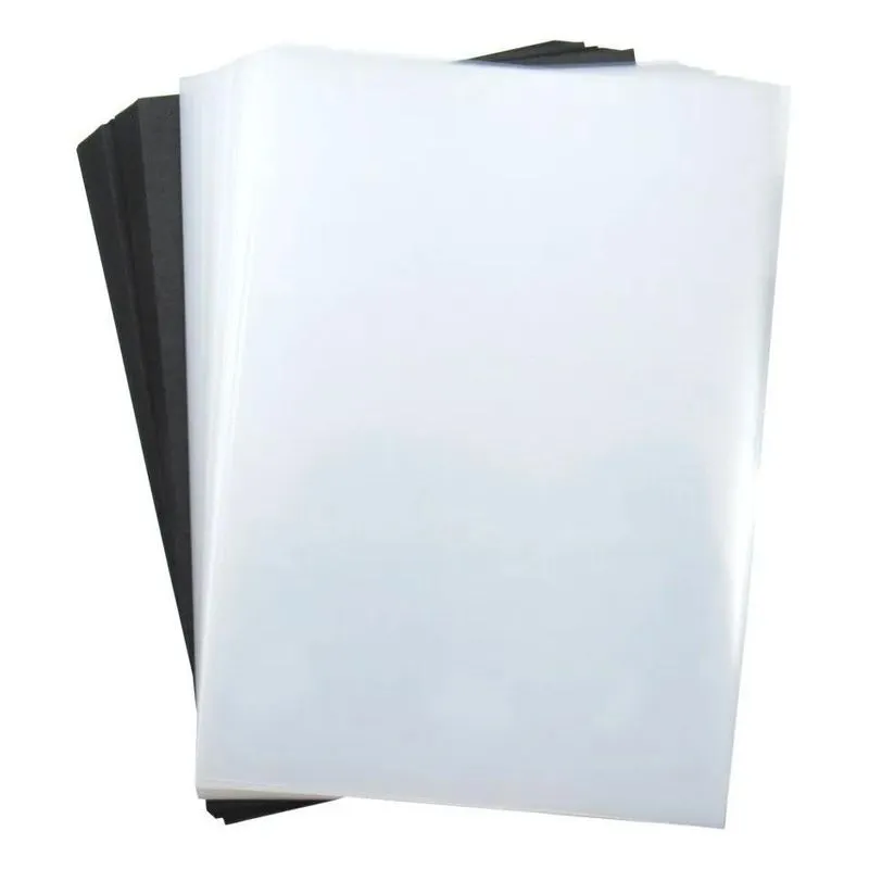Kit Capa Encadernação A4 Transparente Lisa + Preta Couro 200