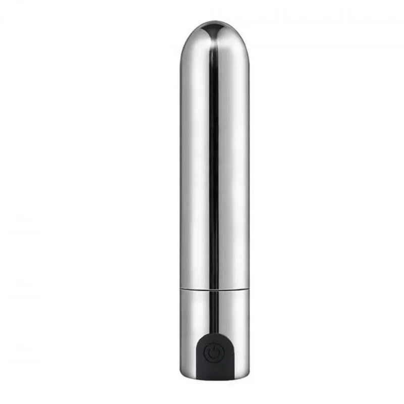 Cápsula Vibratória Metalizada Recarregável Usb 10 Vibrações
