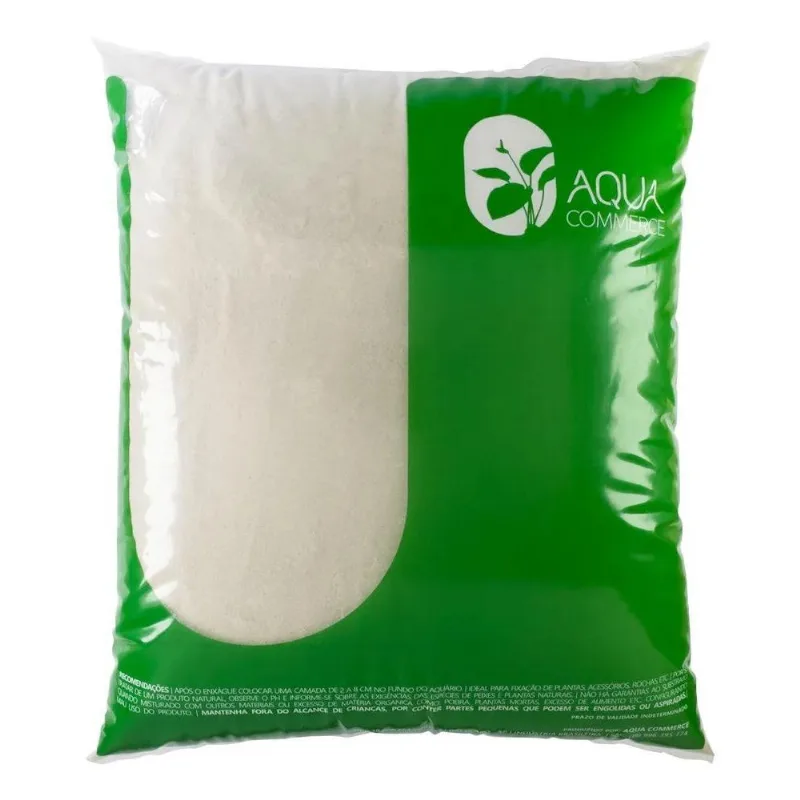 10kg Areia Duna Branca Super Fina Lago E Aquario Lavada