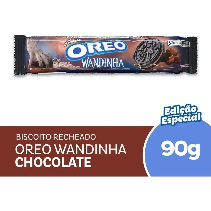 5x Mondelz Oreo Biscoito Recheado Sabor Chocolate Pacote