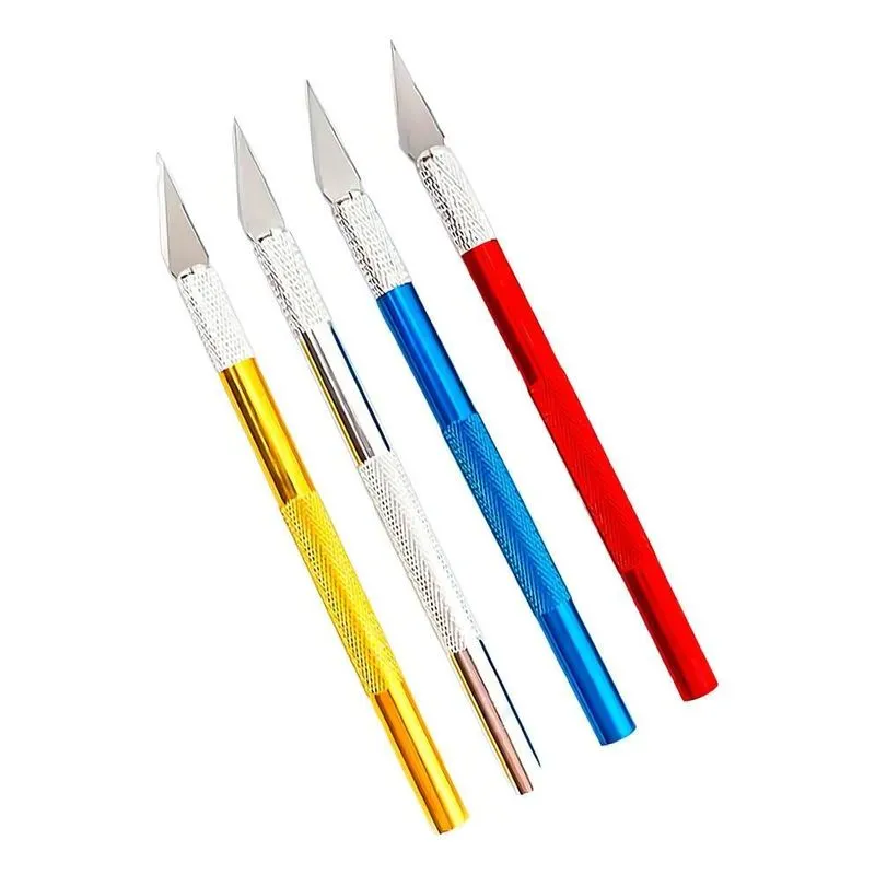 2x Estilete De Precisão Bisturi Corte Aéro Modelismo Te-10 6