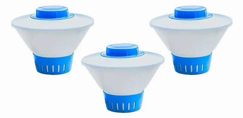 Clorador Flutuante Suporte Para Pastilhas De Cloro Piscina