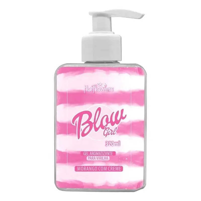 2x Blow Girl Gel Aromatizante Beijável Para Virilha E Corpo