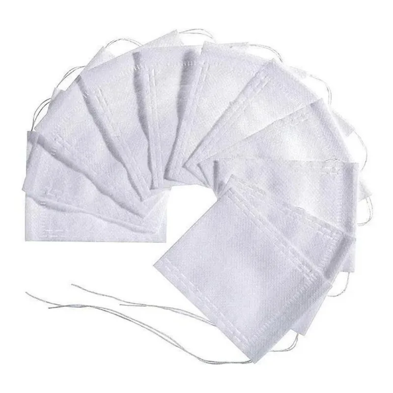 5x 100 Saquinhos Para Chá Vazio 5x7 Infusor Bebida Tea Bag