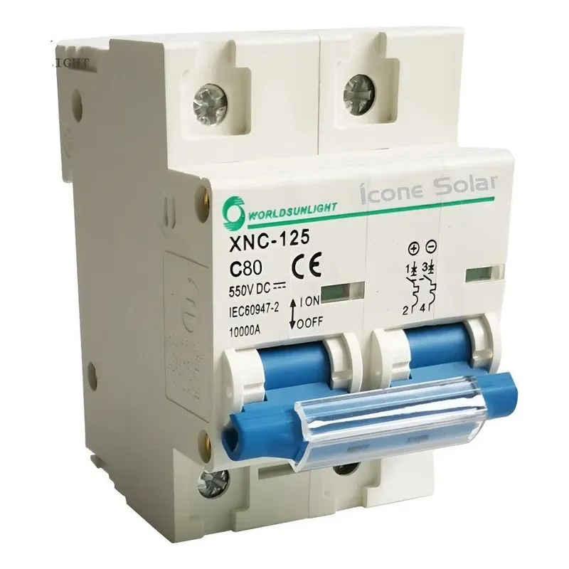 Disjuntor Dc Cc 80a / 100a / 125a -550v - Solar Fotovoltaico