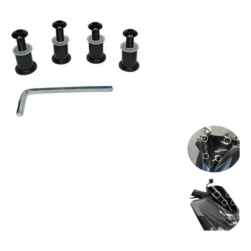 10x Parafuso Bolha Carenagem Nmax Xmax Citycom Fz15 25 Faze