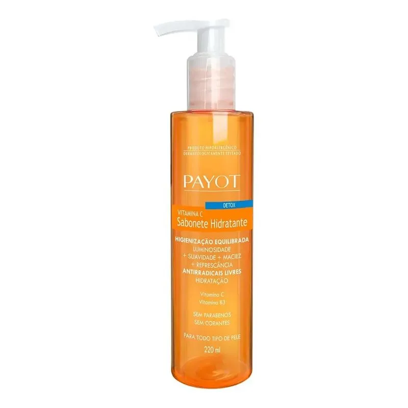 2x Sabonete Liquido Detox Vitamina C Payot 220ml