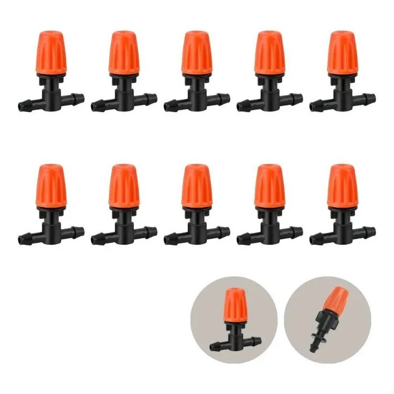10x Bico Irrigação Nebulizador Microtubo 4mm T Ou I - 1