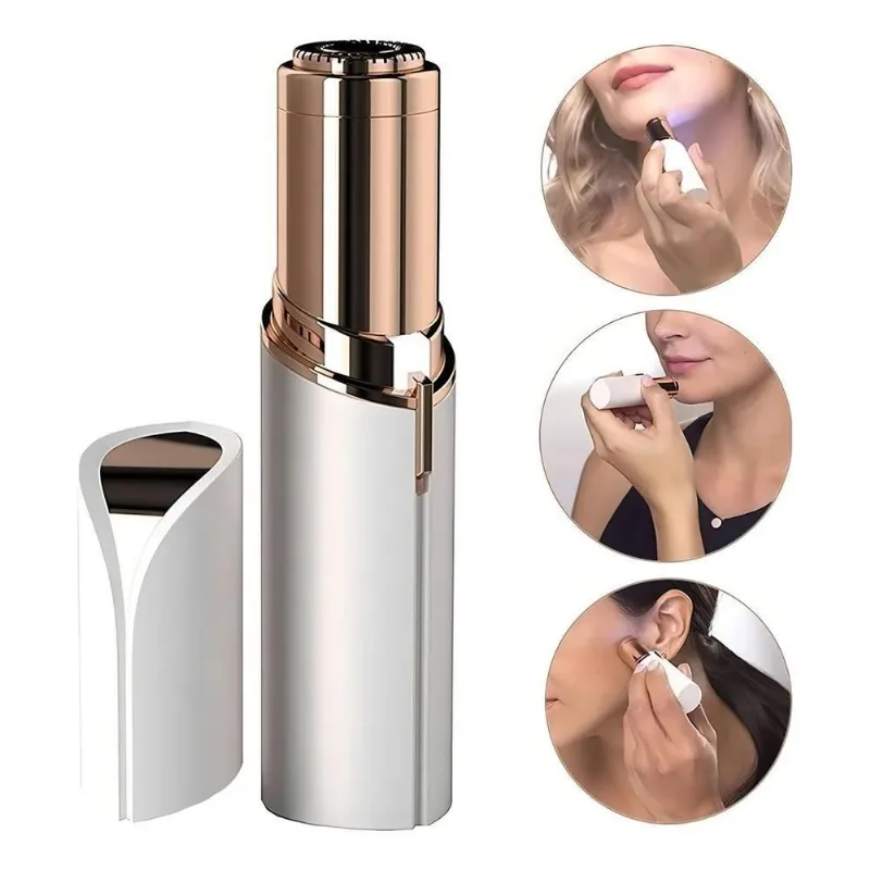 5x Batom Depilador Facial Elétrico Recarregável Tira Pelos B